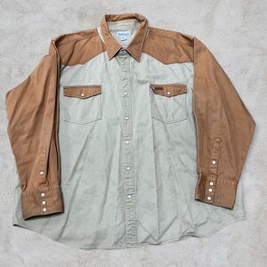 Carhartt Men's Tan and Brown Shirt